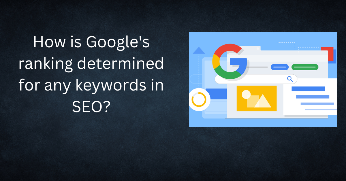 google ranking website keyword