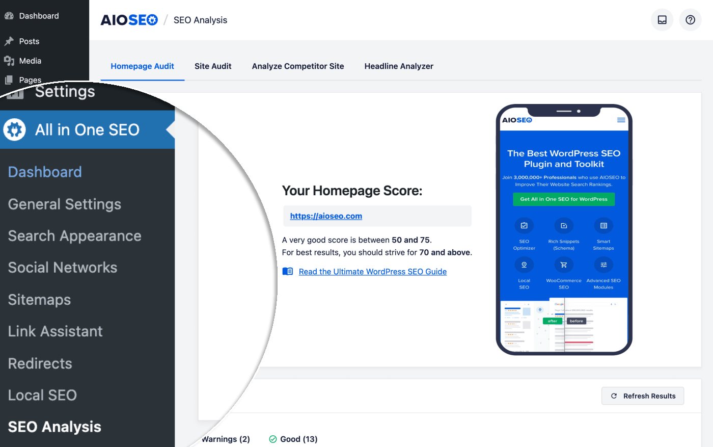 analyze page for seo
