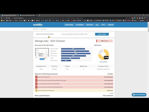 check website page seo