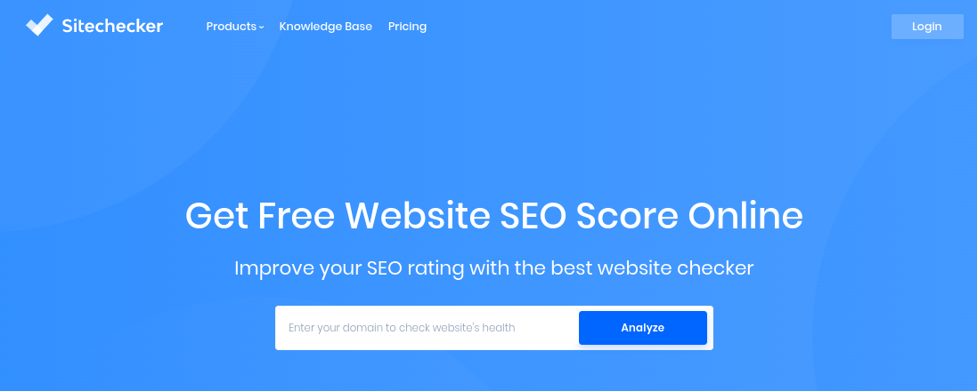get free website seo score online