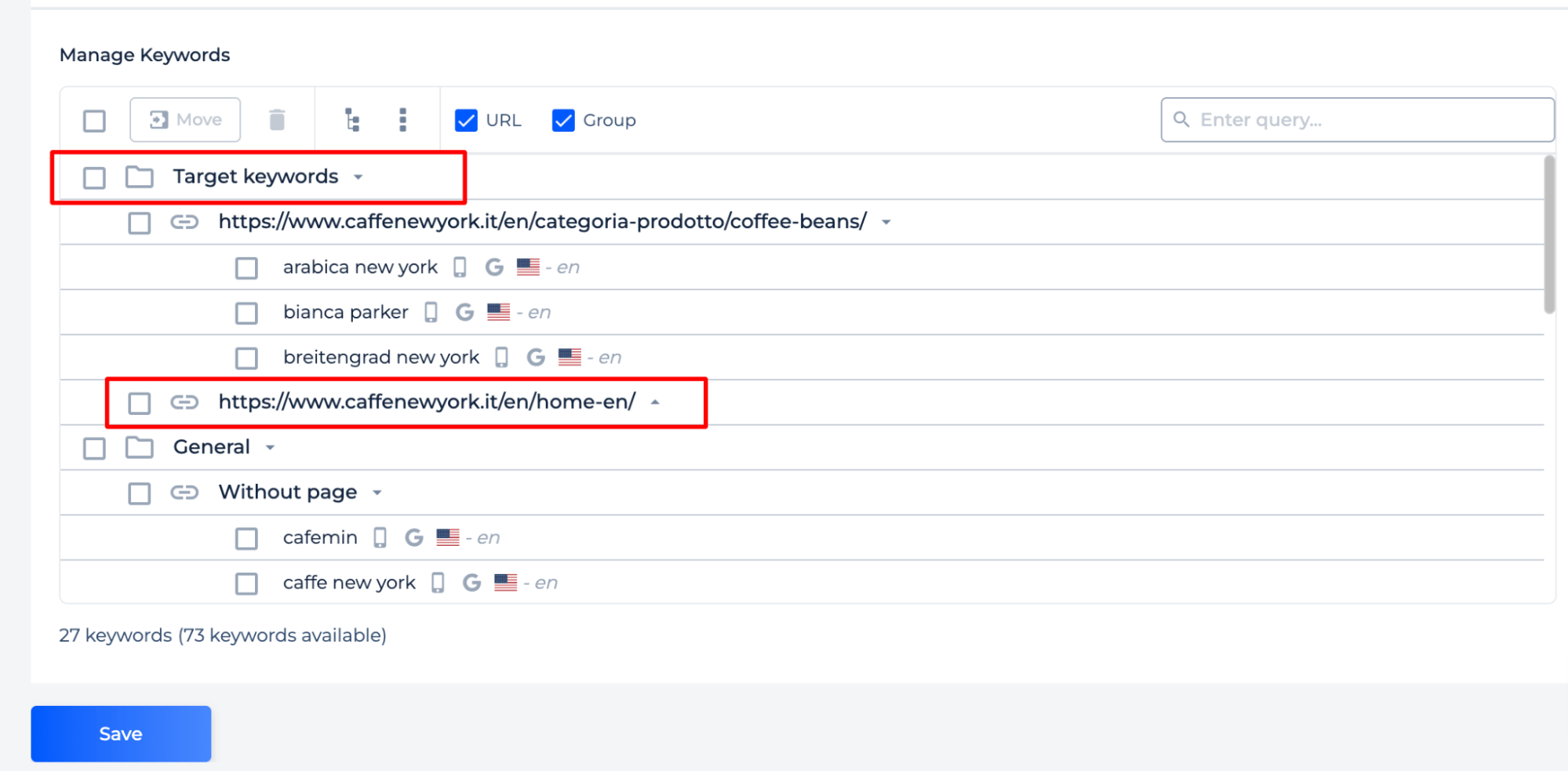 google site ranking check