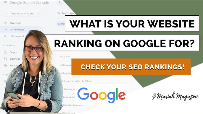website ranking google search