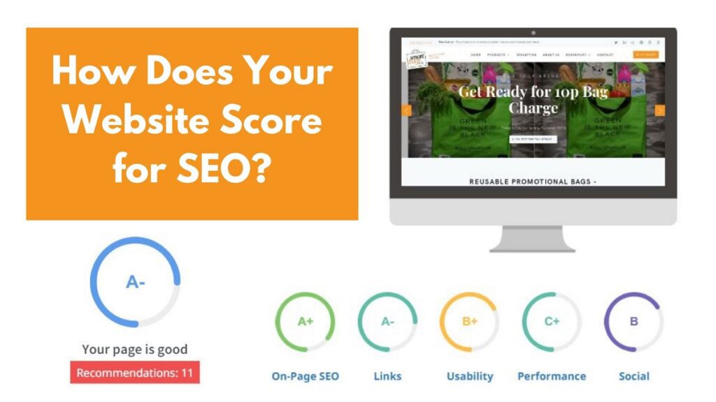 find seo score of a website